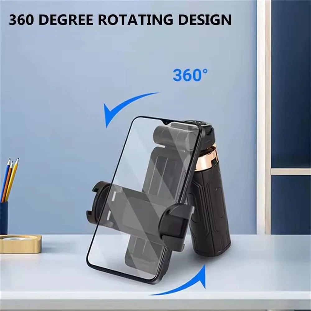 PocketFlex 2025 – Mini Trépied Télescopique & Stabilisateur de Poche avec Télécommande Bluetooth