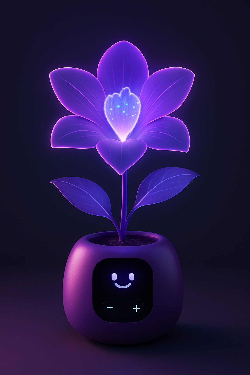 Pot de Fleurs Intelligent à Émotions – Tuya Ivy Connecté, Réactif & Ultra Mignon