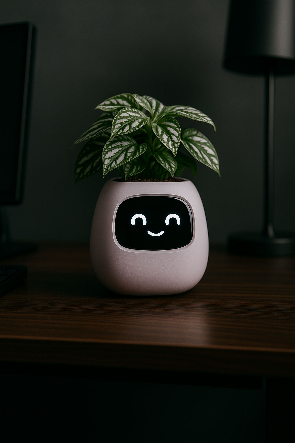 Pot de Fleurs Intelligent à Émotions – Tuya Ivy Connecté, Réactif & Ultra Mignon