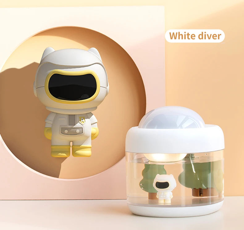 Diffuseur d’Air & Lampe de Projection – Rechargeable, Sans Fil, Ambiance Apaisante